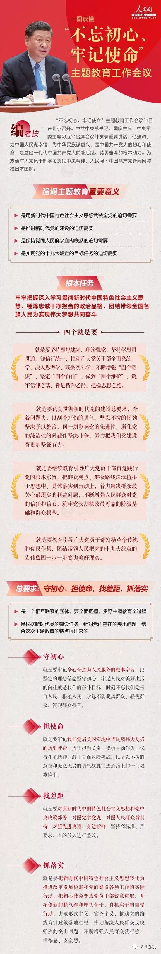 不忘初心、牢记使命| 一图读懂“不忘初心、牢记使命”主题教育工作会议
